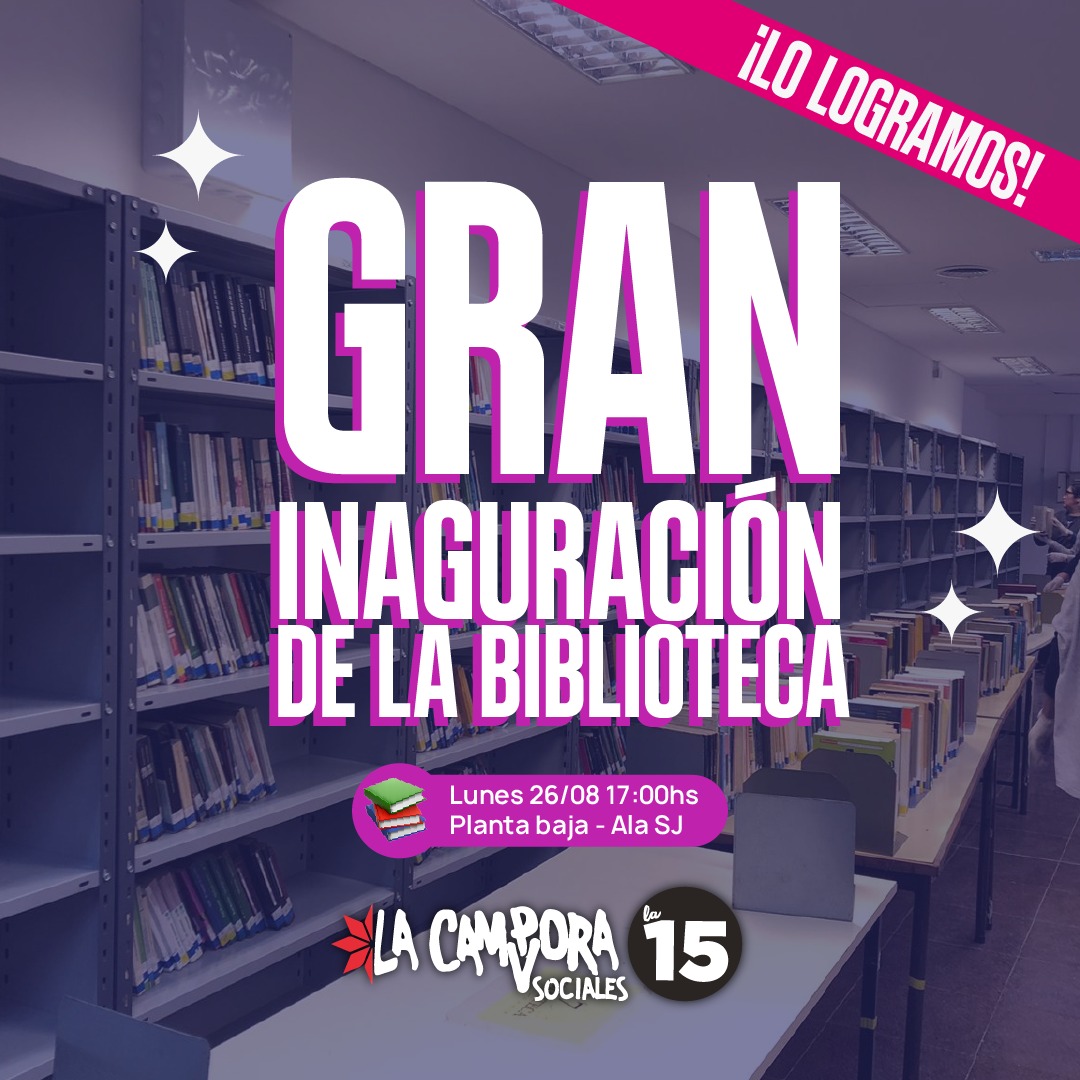 INAUGURACIÓN BIBLIOTECA